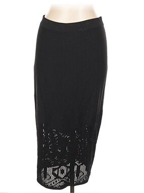 Like new Yoanna Baraschi black midi skirt size L